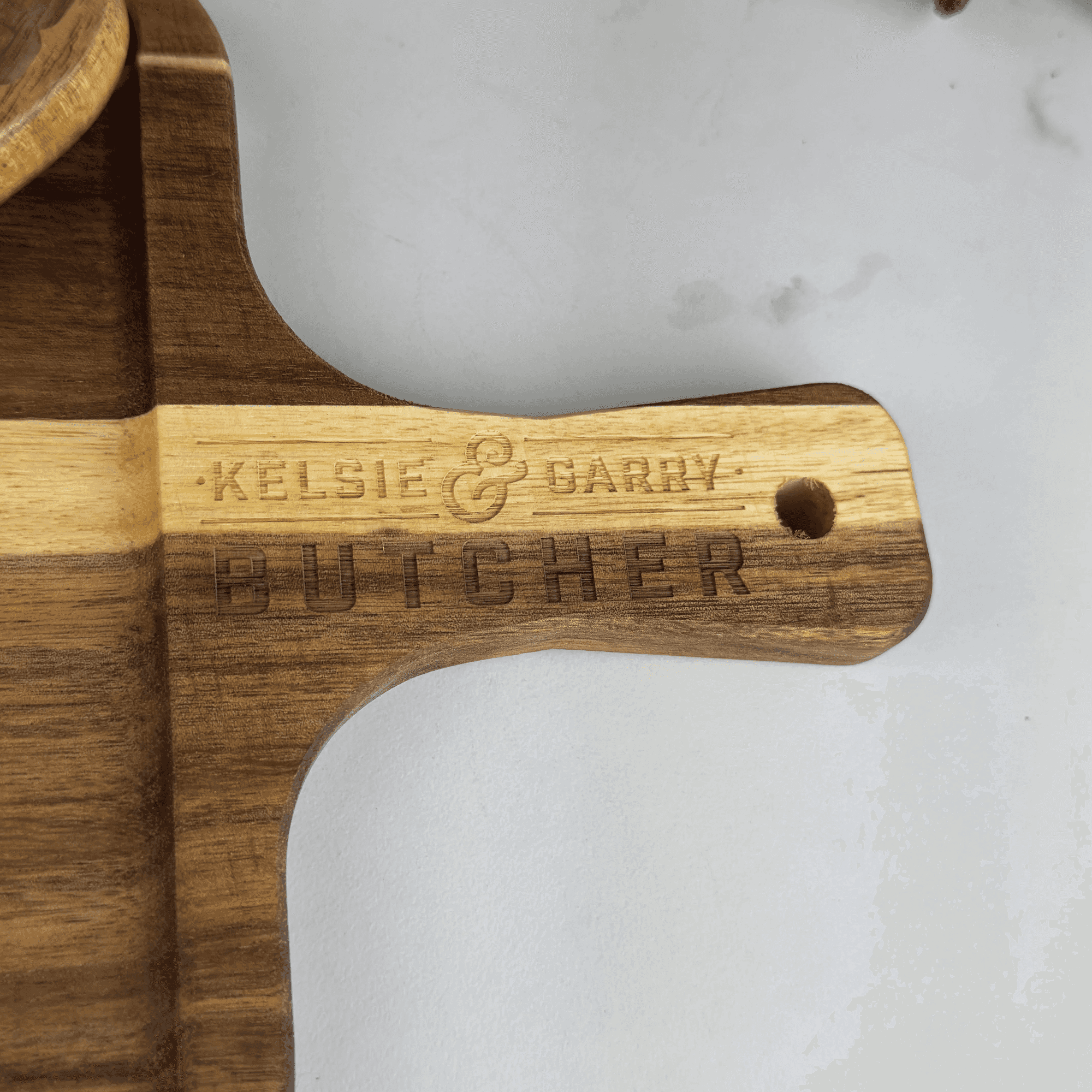 Personalized Acacia Cheeseboard Set with Knife - You're Home Gifts