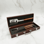 BBQ Tool Set in Rosewood Gift Box - You're Home Gifts