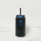 Blue Plated Stainless Steel Sipper Tumbler - 16 oz - You're Home Gifts