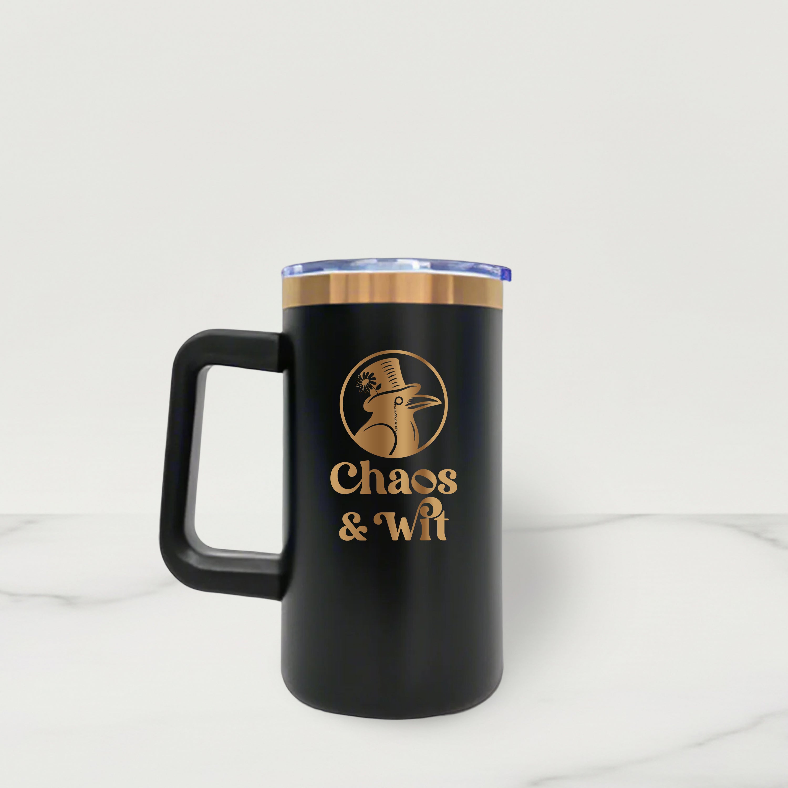 Copper Plated Stainless Steel Insulated Mug - 20 oz