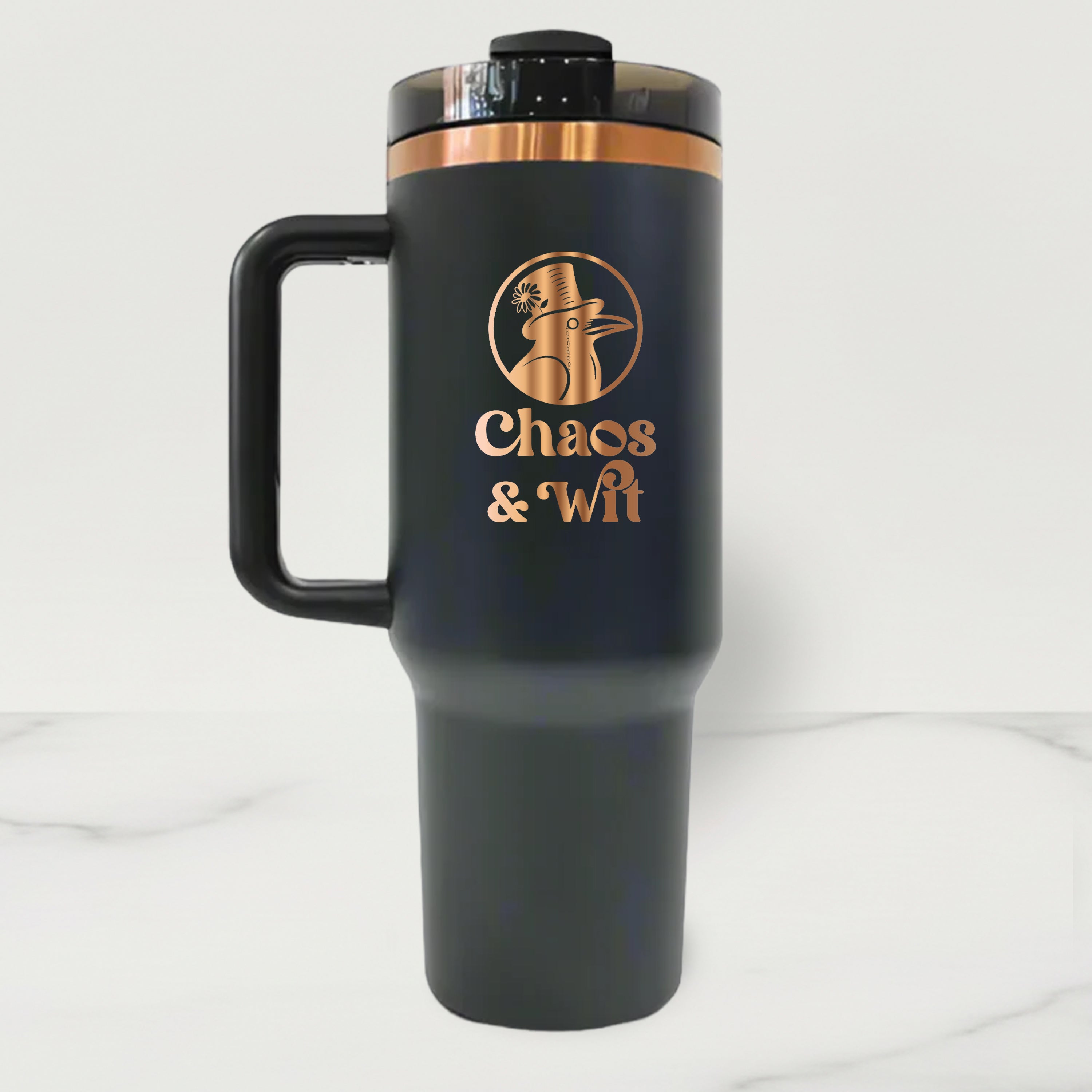 Copper Plated Stainless Steel Tumbler - 40 oz