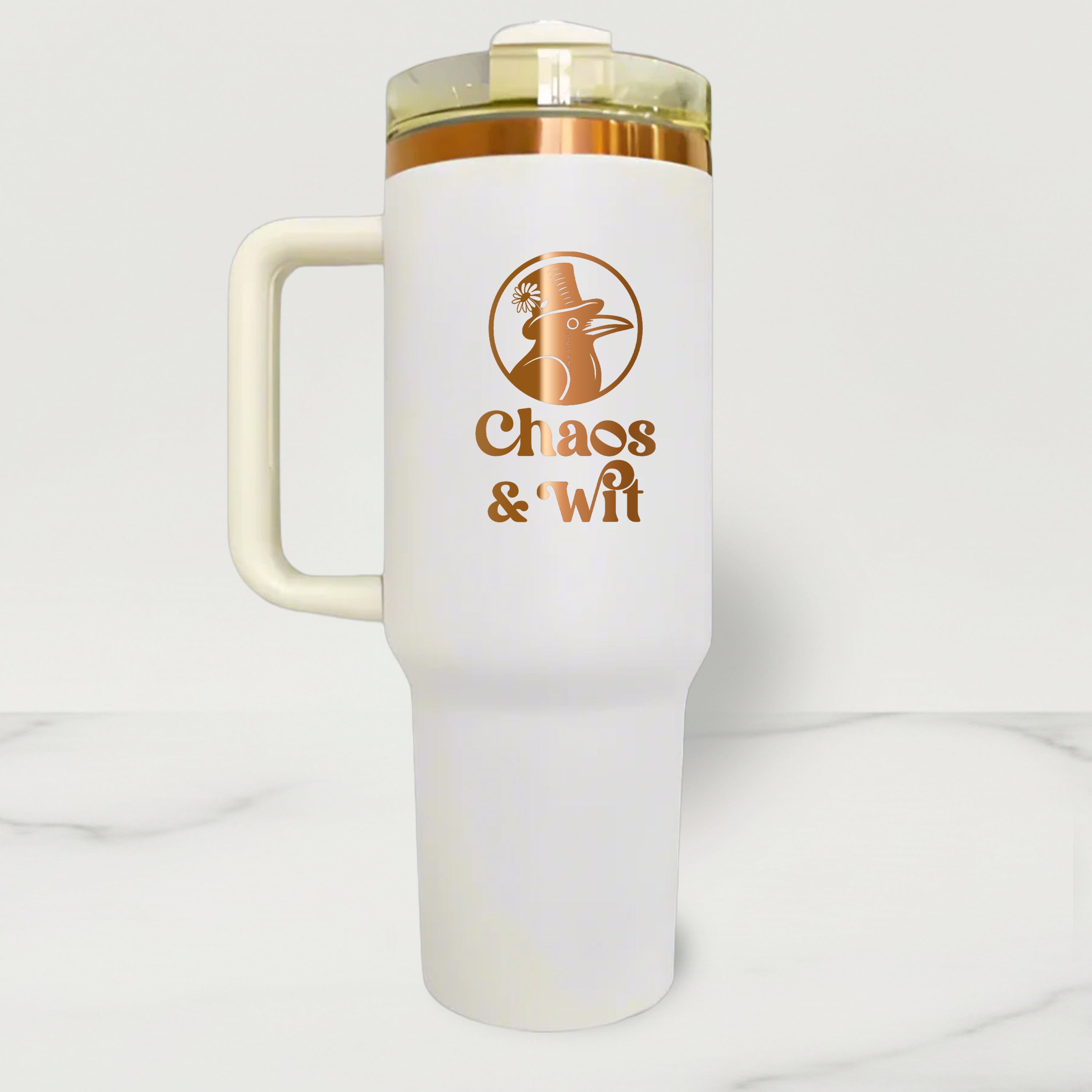 Copper Plated Stainless Steel Tumbler - 40 oz