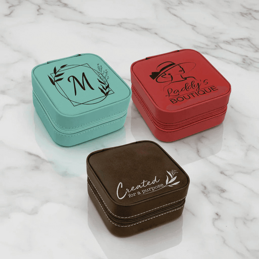 Vegan Leather Travel Jewelry Box - You're Home Gifts